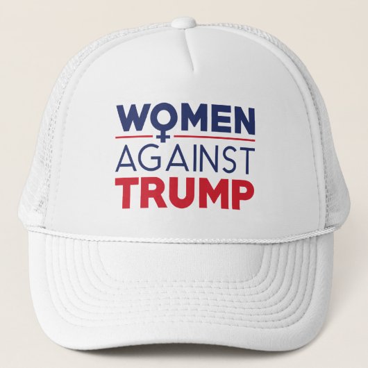 Vrouwen tegen Trump Trucker Pet (Voorkant)