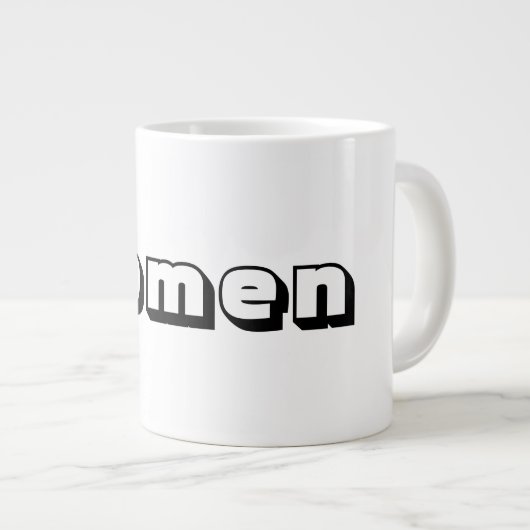 Vrouwen Tekstnaam Zwart Tekstkleur Specialty Mok (Voorkant rechts)