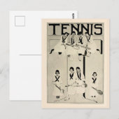  vrouwen tennis team promotie 1920 briefkaart (Voorkant / Achterkant)