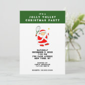 Vrouwen Tennis Vakantie Party Kaart (Staand voorkant)