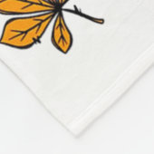 Vrouwen Thanksgiving Messy Bun Hair Herfst Mama Fleece Deken (Hoek)