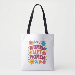 VROUWEN TILLEN VROUWEN OP TOTE BAG