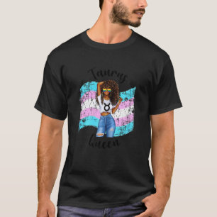 Vrouwen Transgender Stier Koningin Zwart Vrouwen M T-shirt
