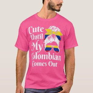 Vrouwen treden op tot mijn Colombiaan uit Colombia T-shirt