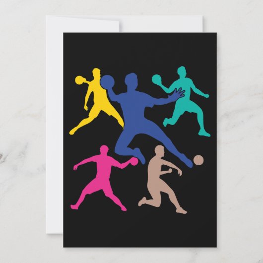 vrouwen trefbal Speler voor mannen Gaga Ball trefb Kaart (Achterkant)