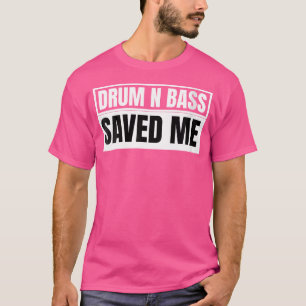 Vrouwen trommel en bas bespaarde me vloeibare trom t-shirt