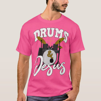 Vrouwen trommelen Jezus T-shirt