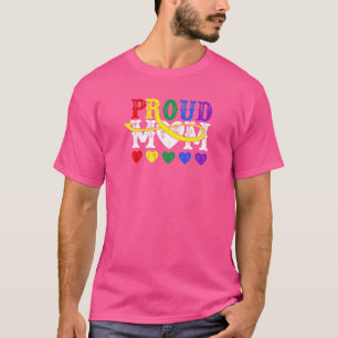 Vrouwen Trots Moeder LGBT Pride Awareness T-shirt