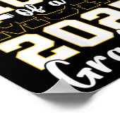 Vrouwen trots moeder van een CL van 2025 Afstudere Poster (Hoek)