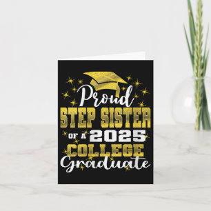 Vrouwen Trots Stap Zuster van 2025 College Afstude Kaart