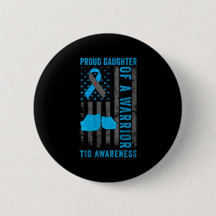 Vrouwen trotse dochter van een T1D Warrior Type 1 Ronde Button 5,7 Cm