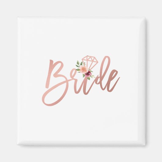 Vrouwen Trouwdouche voor toekomstige Mrs. Bride te Magneet (Voorkant)