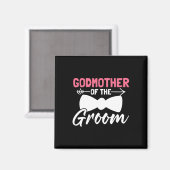 Vrouwen Trouwfeest Groomsmen Partij Godmother van Magneet (Voorkant / Achterkant)