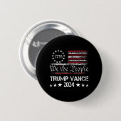 Vrouwen Trump Vance 2024 President Trump Supporter Ronde Button 5,7 Cm (Voorkant /achterkant)
