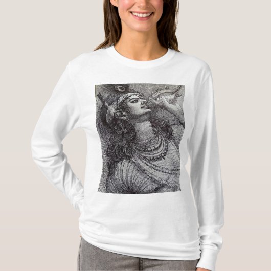 Vrouwen Tshirt met liefde (Voorkant)