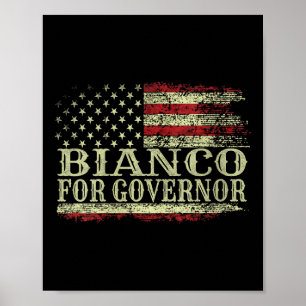 Vrouwen Tsjaad Bianco voor gouverneur Bianco voor Poster