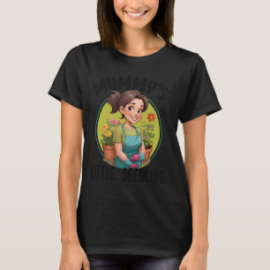 Vrouwen Tuinieren Mama's Little Seedling Garden T-shirt