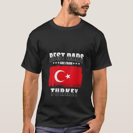 Vrouwen Turkse vader Beste vaders zijn van Turkije T-shirt (Voorkant)