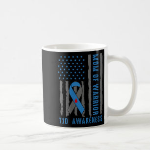 Vrouwen Type 1 Diabetes Awareness T1d Warrior Type Koffiemok