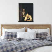 Vrouwen uit Galicië op het raam, 1670 Canvas Afdruk (Insitu (Slaapkamer))