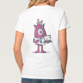 Vrouwen V nek T shirt (Achterkant)