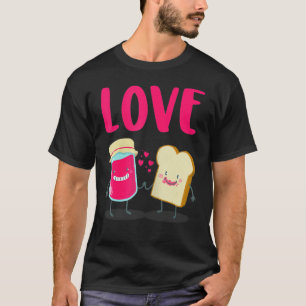 Vrouwen Valentijn Shirten voor Vrouwen Pindakaas J T-shirt
