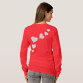 Vrouwen Valentijns Shirt Lady's Love Shirten Cadea (Achterkant volledig)
