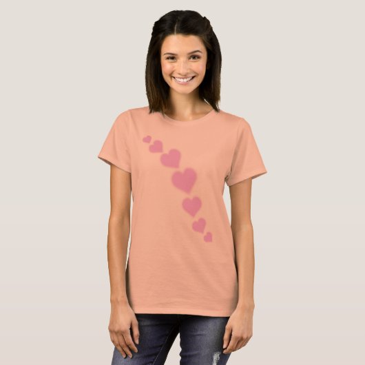 Vrouwen Valentijns Shirt Lady's Organic T-shirts (Voorkant volledig)