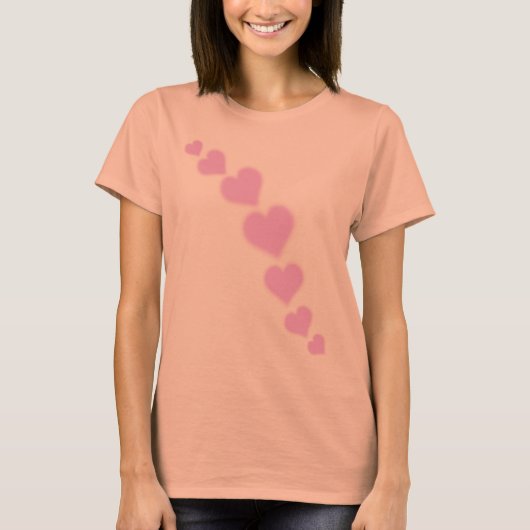 Vrouwen Valentijns Shirt Lady's Organic T-shirts (Voorkant)