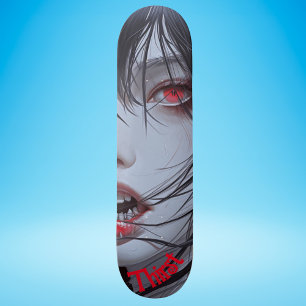 Vrouwen vampier persoonlijk skateboard