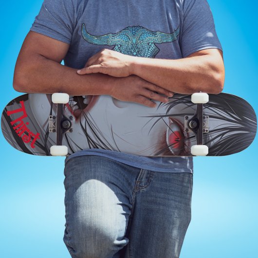 Vrouwen vampier persoonlijk skateboard