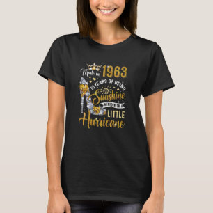 Vrouwen van 60 jaar oud, geboren in 1963, koningin t-shirt