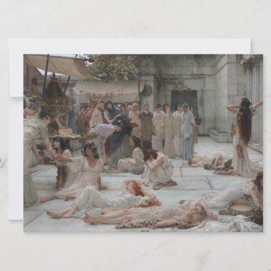 Vrouwen van Amphissa (het oude Griekenland) Kaart (Voorkant)