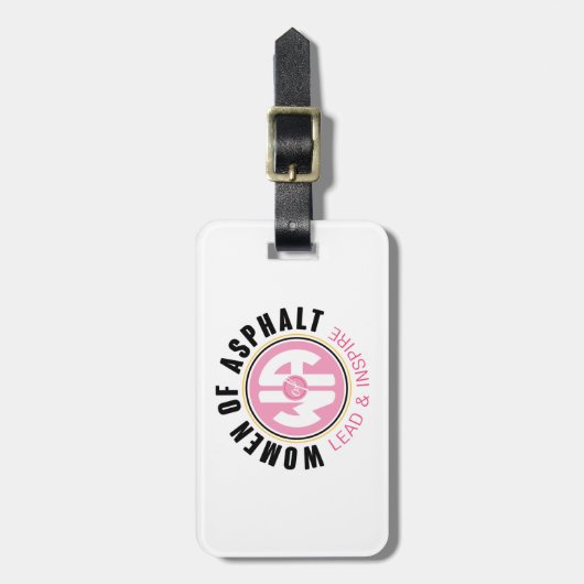 Vrouwen van Asfalt Bagagelabel (Voorkant verticaal)