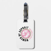 Vrouwen van Asfalt Bagagelabel (Achterkant verticaal)