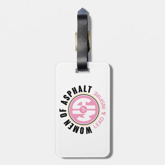 Vrouwen van Asfalt Bagagelabel (Achterkant verticaal)