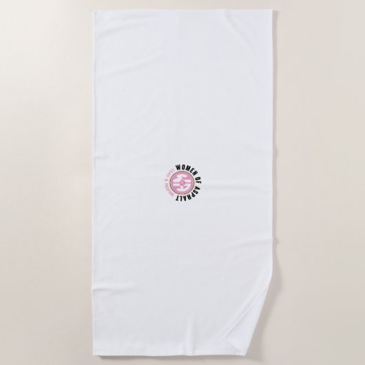 Vrouwen van Asfalt Beach Handdoek (Voorkant)