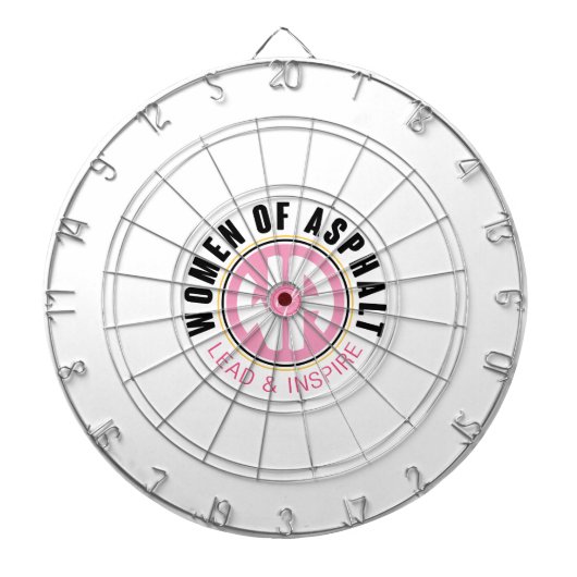 Vrouwen van Asfalt Dart Board Dartbord (Voorkant)