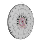 Vrouwen van Asfalt Dart Board Dartbord (Voorkant Links)