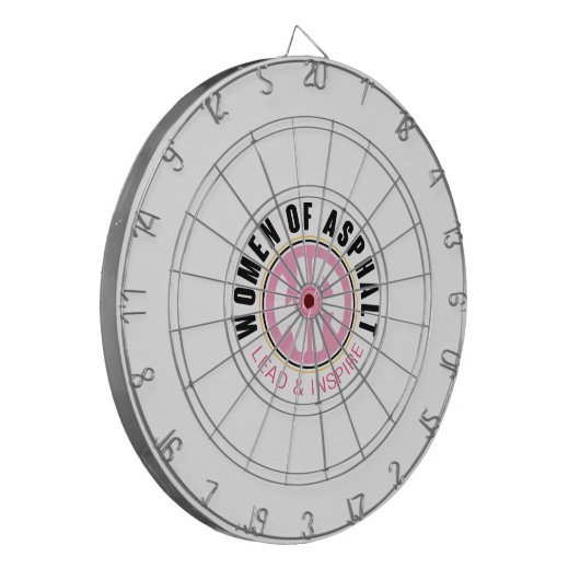 Vrouwen van Asfalt Dart Board Dartbord (Voorkant Links)