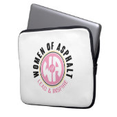 Vrouwen van Asfalt Electronics Bag Laptop Sleeve (Voorkant Links)