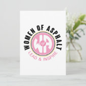 Vrouwen van Asfalt Gevouwen Kaart (Staand voorkant)