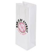 Vrouwen van Asfalt Gift Bag Wijn Cadeautas (Voorkant Gekanteld)