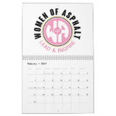 Vrouwen van asfalt kalender (Feb 2027)