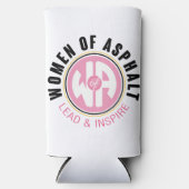 Vrouwen van Asfalt Koelbox Seltzer Blikjeskoeler (Voorkant)