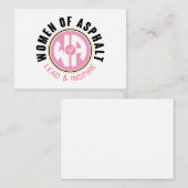 Vrouwen van Asfalt Note Kaart Notitiekaartje (Voorkant / Achterkant)