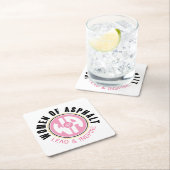 Vrouwen van Asfalt Papier Onderzetter (Insitu)