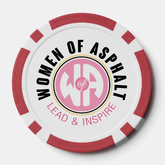 Vrouwen van Asfalt Poker Chip (Achterkant)
