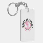 Vrouwen van Asfalt Sleutelhanger (Voorkant Links)