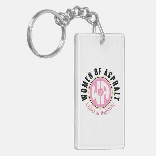 Vrouwen van Asfalt Sleutelhanger (Voorkant Links)